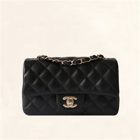 chanel mini flap caviar light gold|Flap Bags .